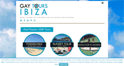 Desktop Screenshot of gaytoursibiza.com