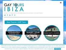Tablet Screenshot of gaytoursibiza.com